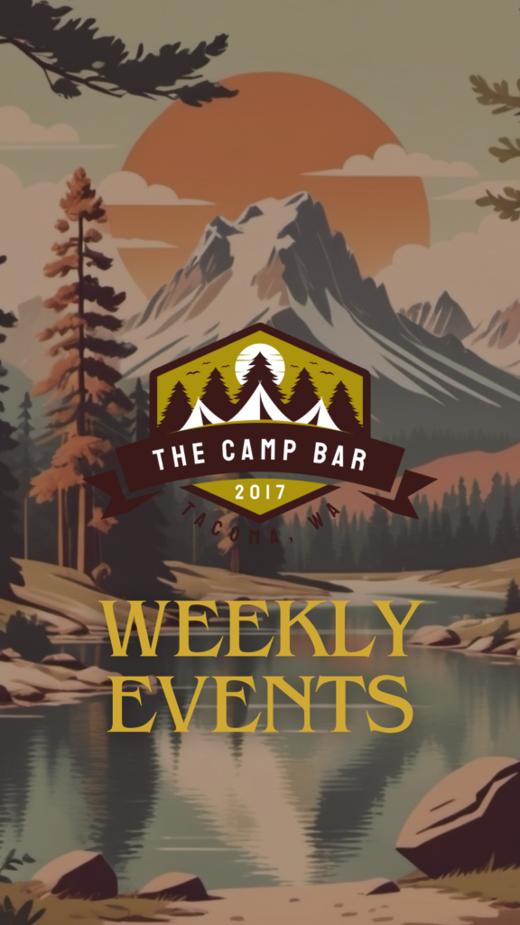 Weekly Events Where Adults Go To Drink The Camp Bar